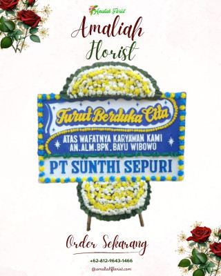 Papan Bunga Duka di Cipayung Jaya