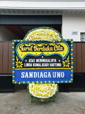 Papan Bunga Duka di Cipayung Jaya